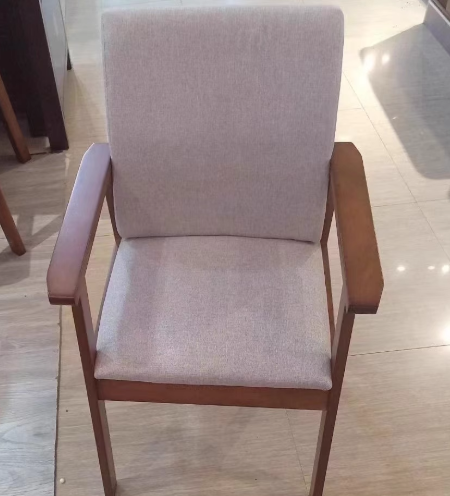 Nordic Fabric Wood Desk Chair
