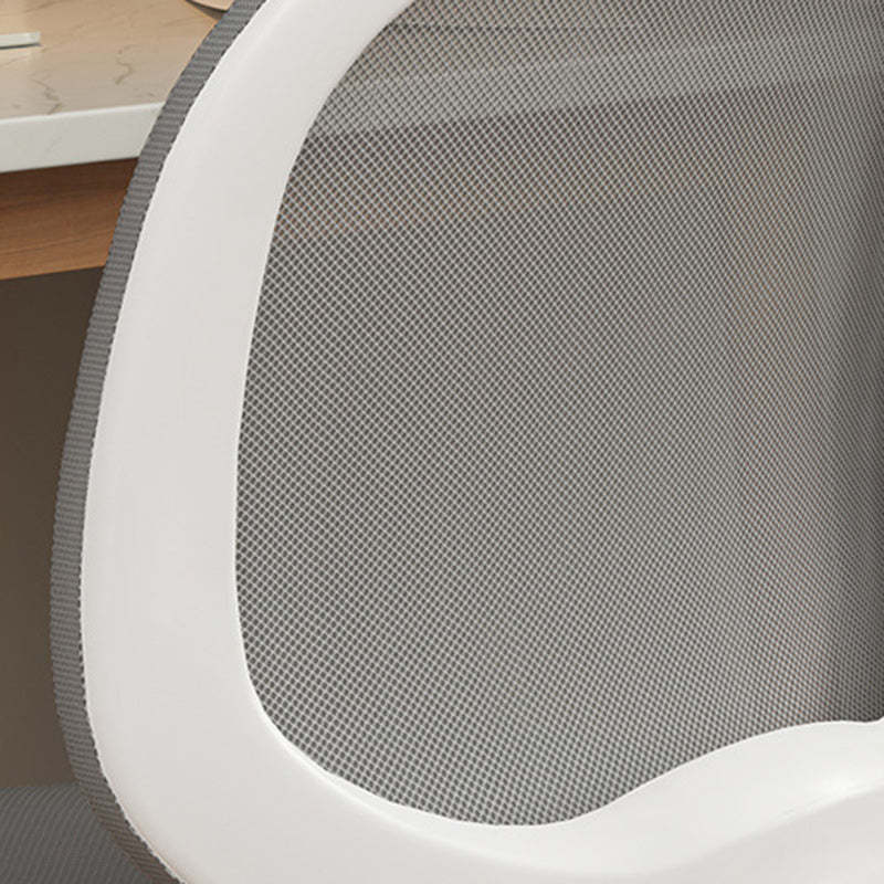 Minimalist Upholstered Mesh Desk Chair