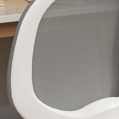 Minimalist Upholstered Mesh Desk Chair