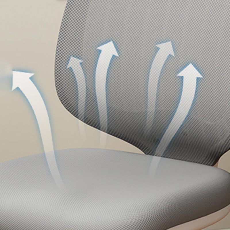 Minimalist Upholstered Mesh Desk Chair