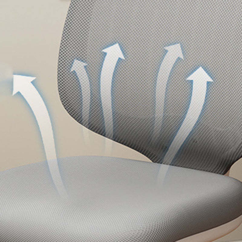 Minimalist Upholstered Mesh Desk Chair