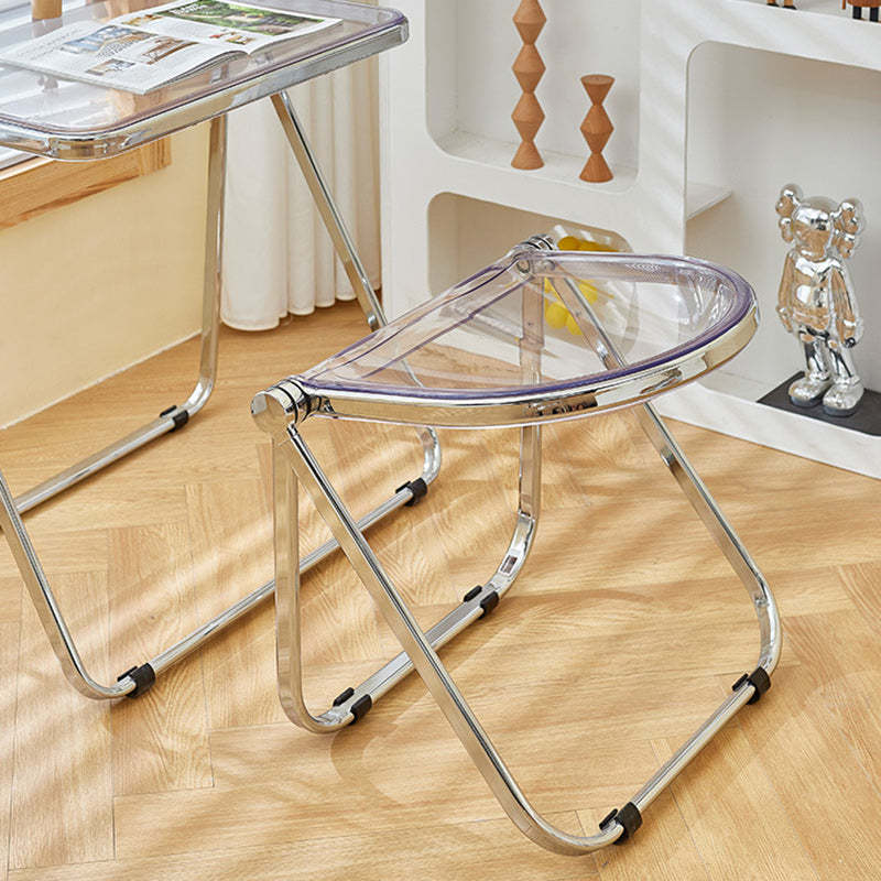 Minimalist Foldable Iron Chair