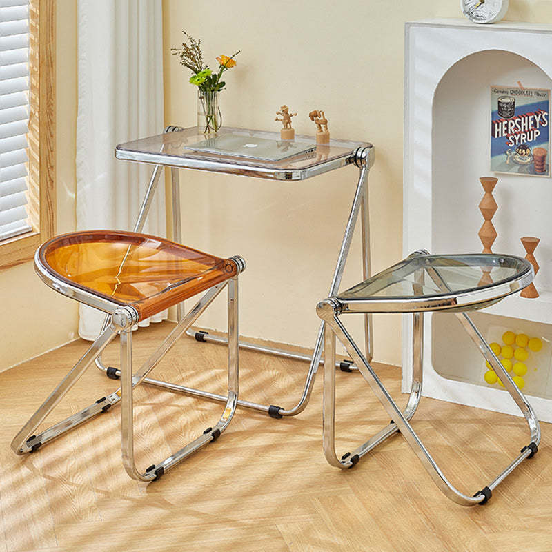 Minimalist Foldable Iron Chair