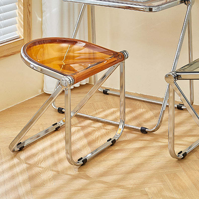 Minimalist Foldable Iron Chair