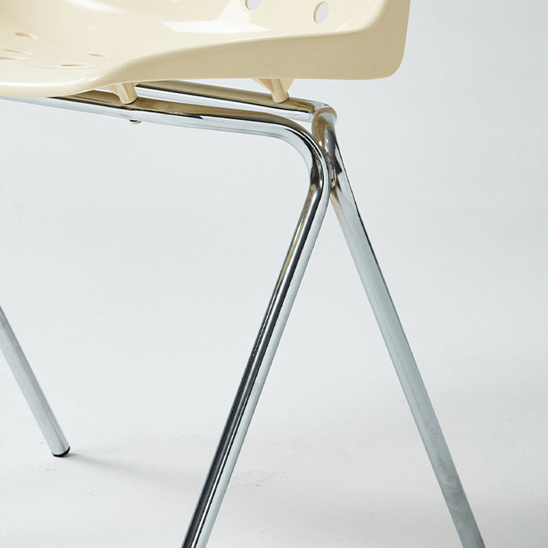 Cheese-Shape Steel Frame Dining Chair