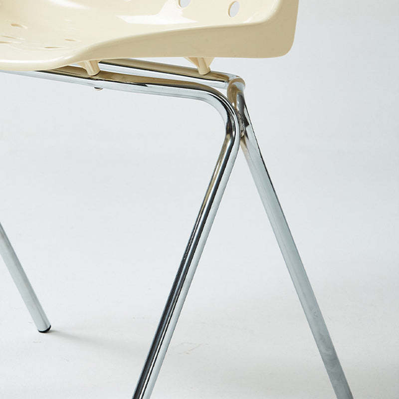 Cheese-Shape Steel Frame Dining Chair