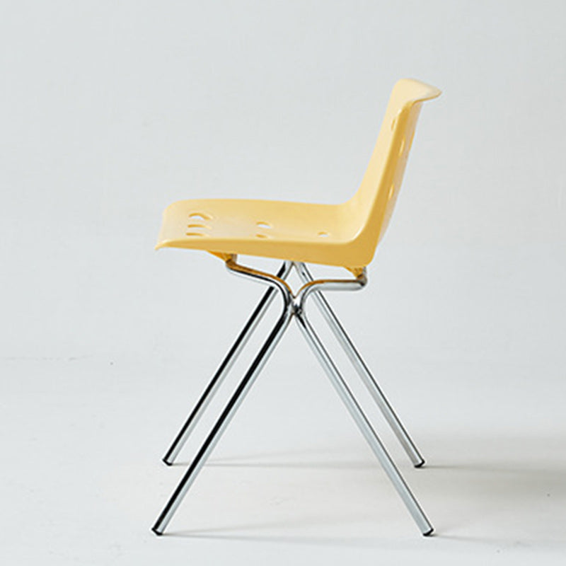 Cheese-Shape Steel Frame Dining Chair