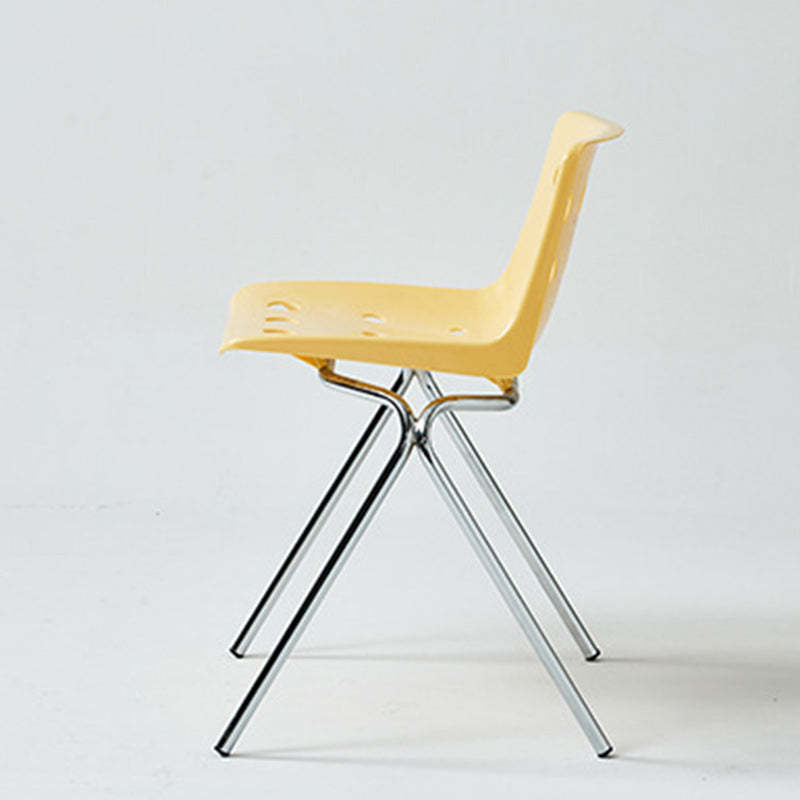 Cheese-Shape Steel Frame Dining Chair