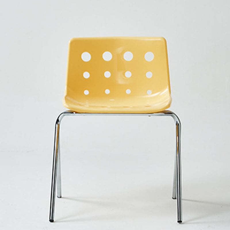 Cheese-Shape Steel Frame Dining Chair