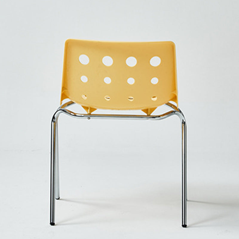 Cheese-Shape Steel Frame Dining Chair