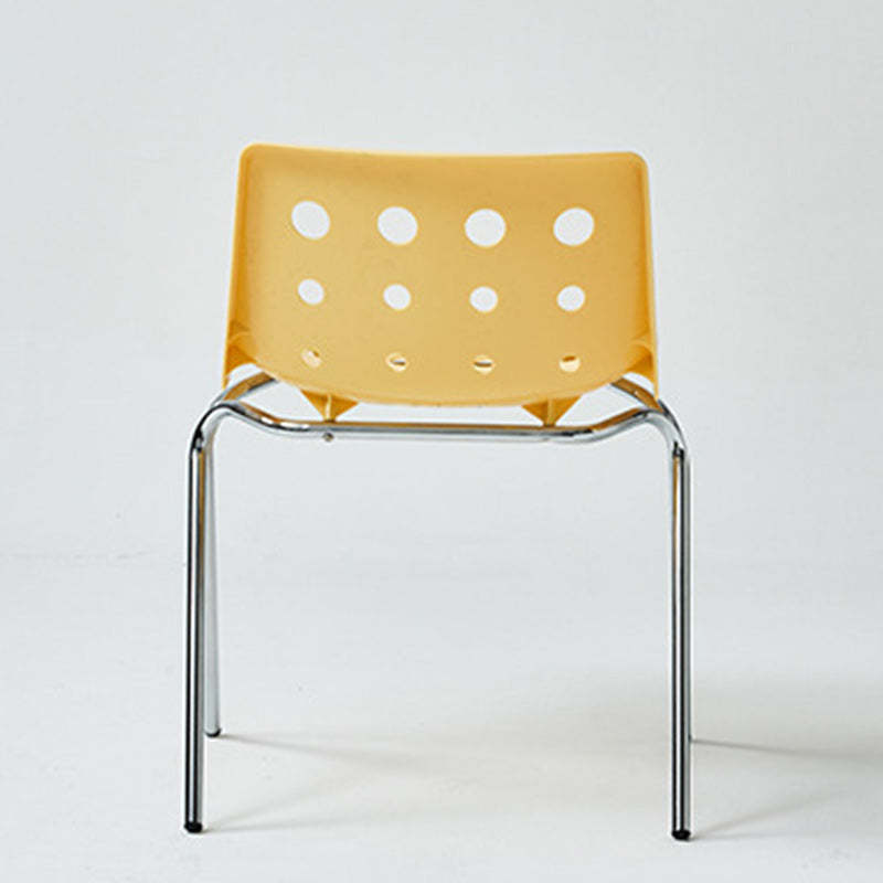 Cheese-Shape Steel Frame Dining Chair