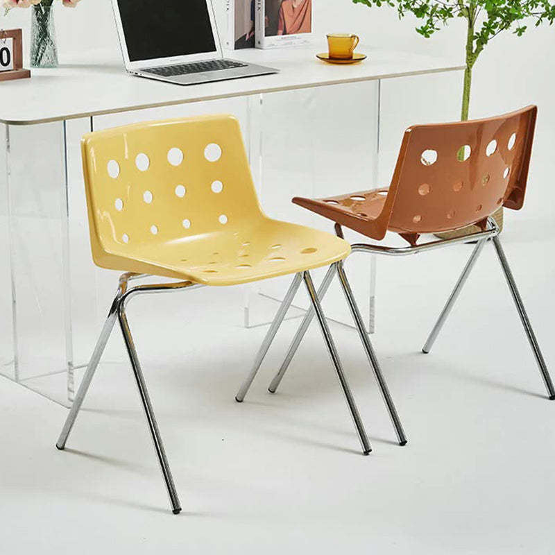 Cheese-Shape Steel Frame Dining Chair