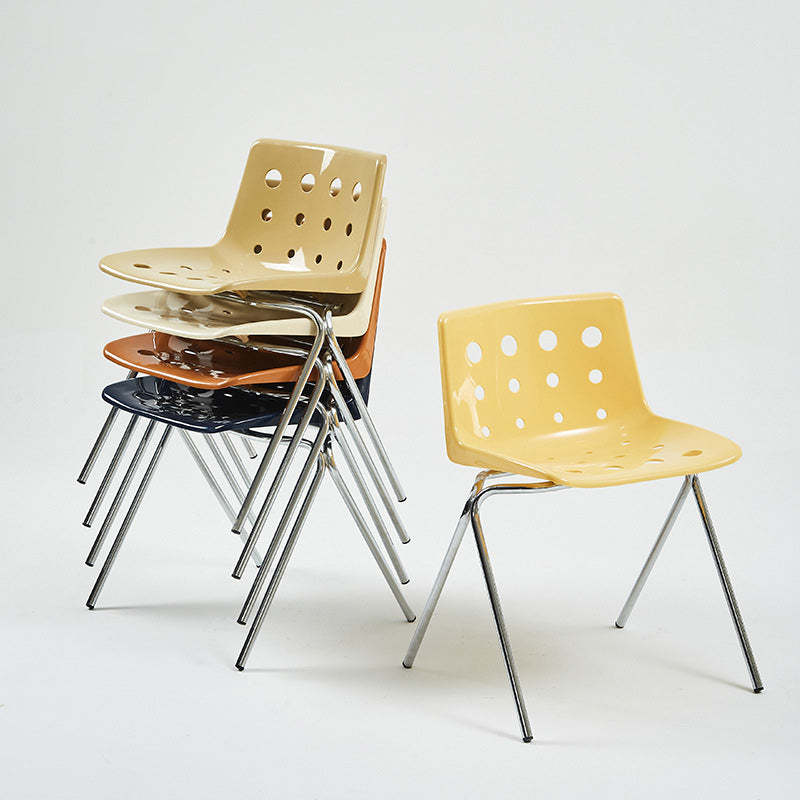 Cheese-Shape Steel Frame Dining Chair