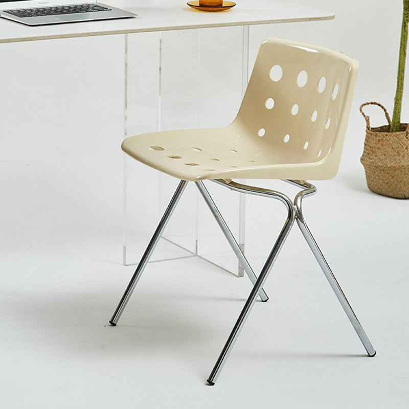 Cheese-Shape Steel Frame Dining Chair