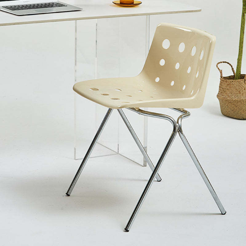 Cheese-Shape Steel Frame Dining Chair