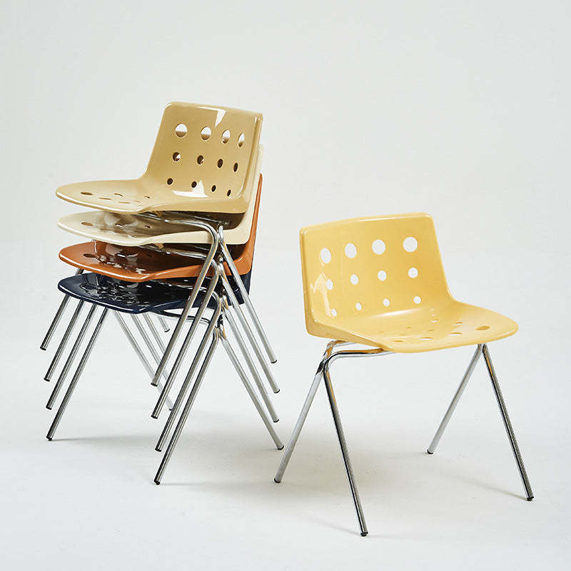 Cheese-Shape Steel Frame Dining Chair