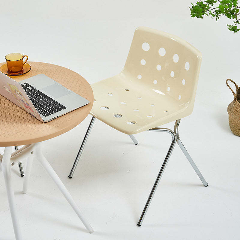 Cheese-Shape Steel Frame Dining Chair