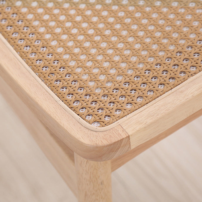 Nordic Octagonal Rattan Wood Dining Chair