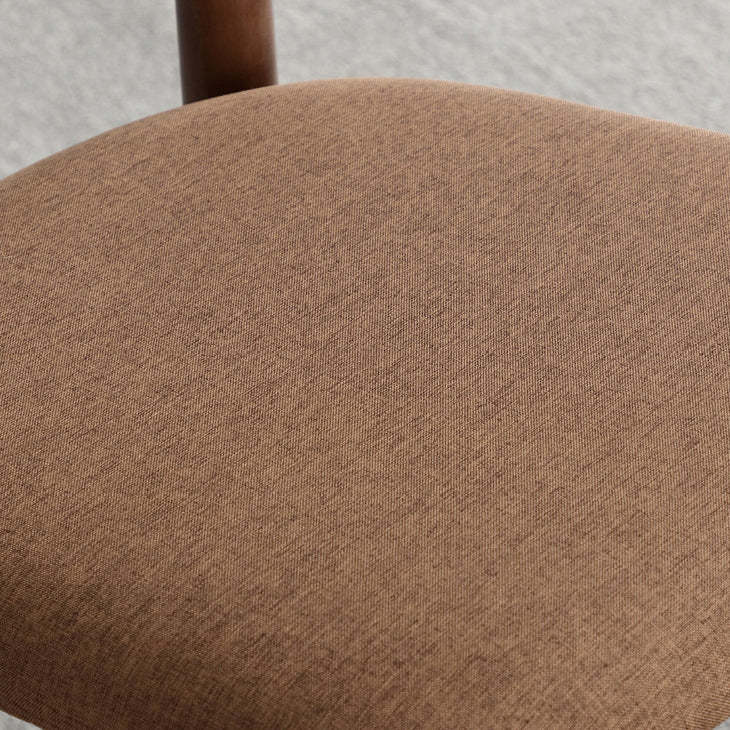 Minimalist Wood Microfiber Leather Dining Chair
