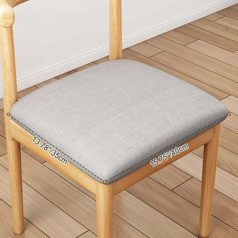 Nordic Cow Corner Fabric Leather Steel Dining Chair