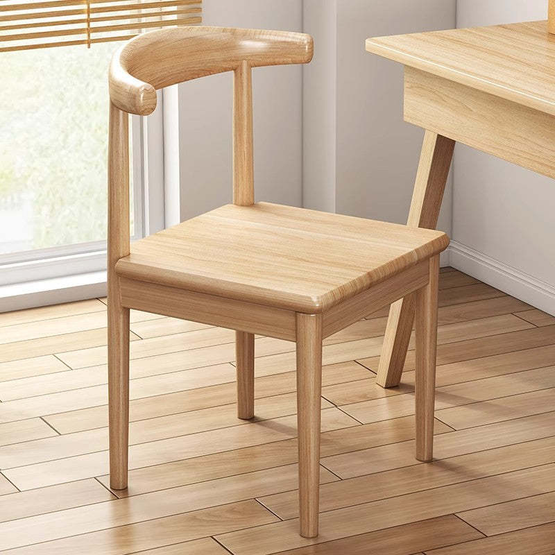 Lighom nordic cow corner gray dining chairs & benches — Solid Wood
