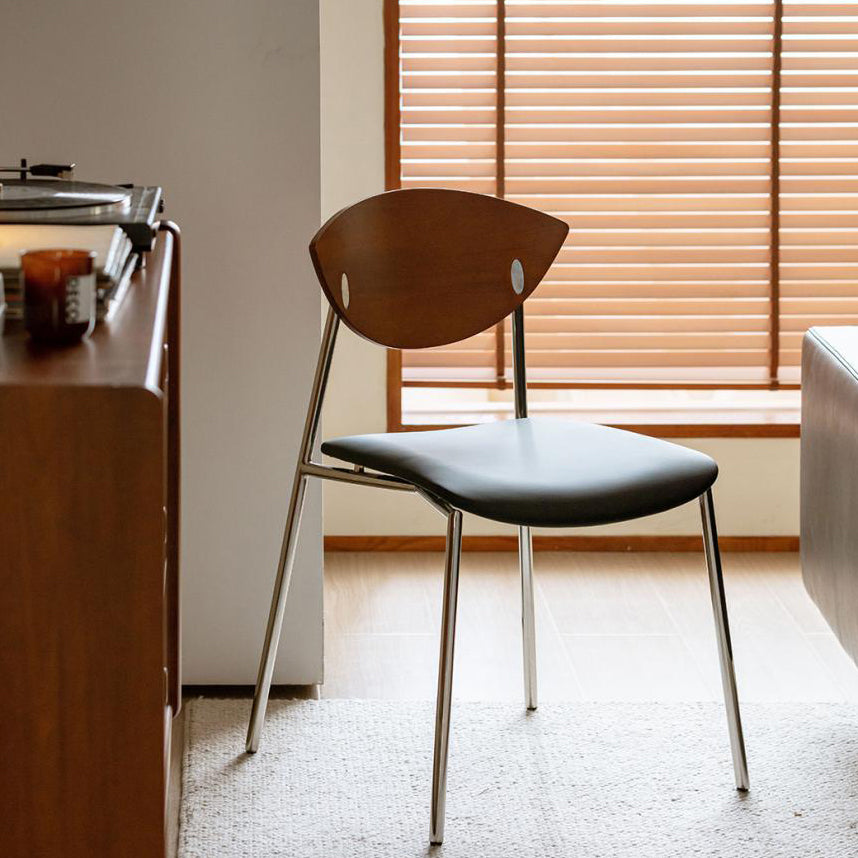 Lighom retro flying leather iron dining chairs & benches