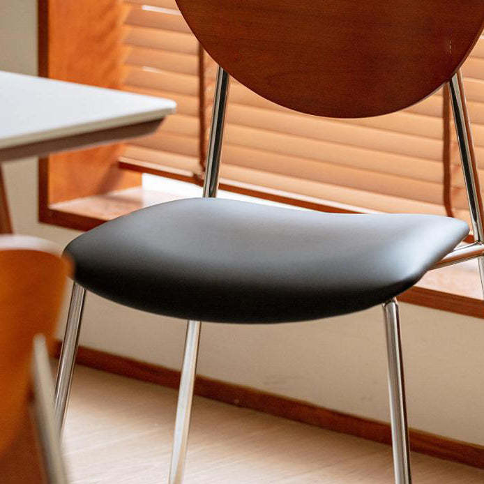 Retro Flying Bird Leather Iron Dining Chair
