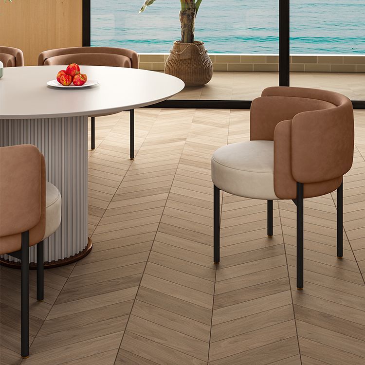 Nordic round wood dining chairs & benches