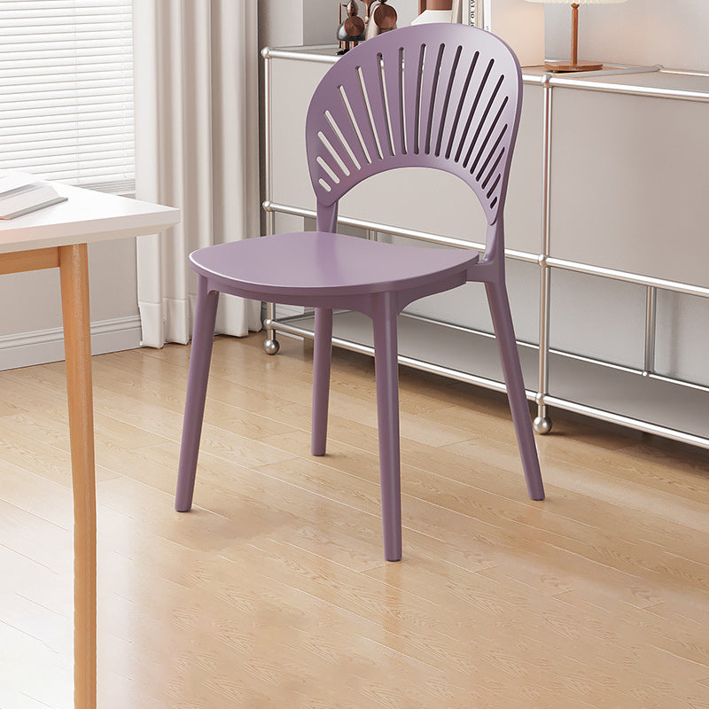 Nordic Plastic Scalloped Dining Chair