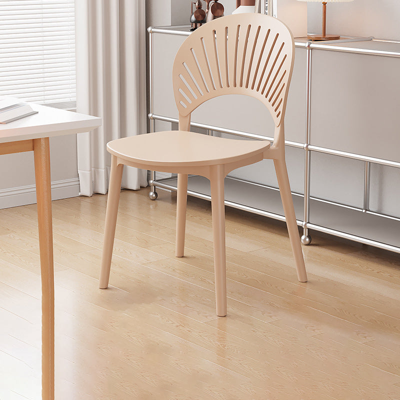Nordic Plastic Scalloped Dining Chair