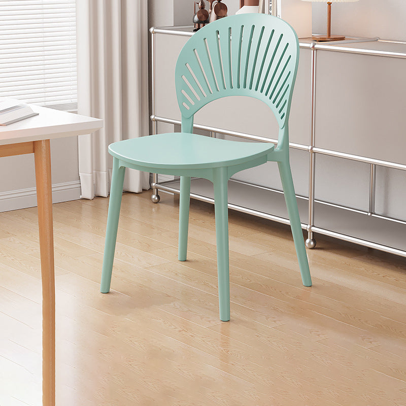 Nordic Plastic Scalloped Dining Chair
