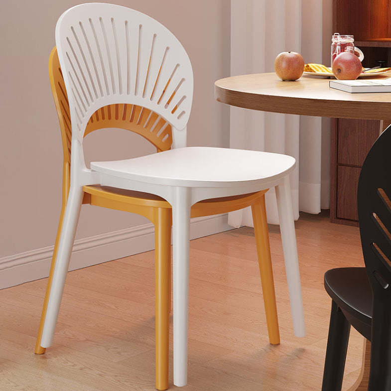 Nordic Plastic Scalloped Dining Chair