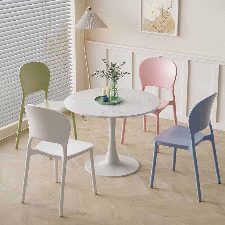 Minimalist Plastic Dining Chair