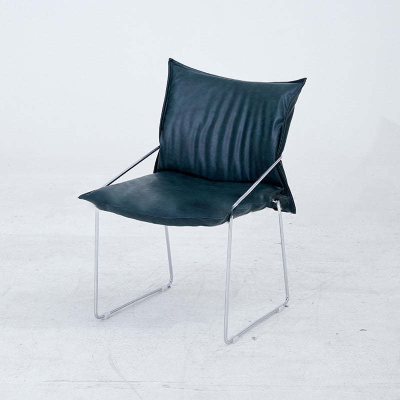 Minimalist upholstered green accent chairs, Lighom