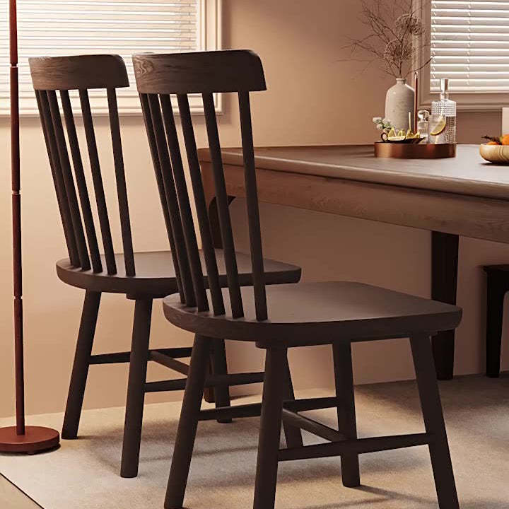 Lighom minimalist solid walnut dining chairs & benches in wood
