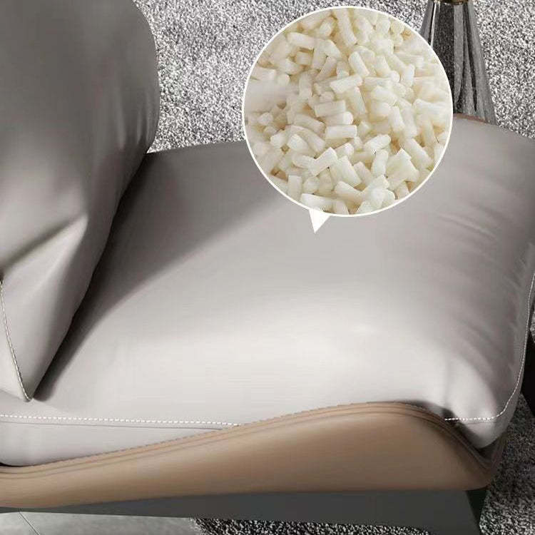 Nordic Upholstered Leather Accent Chair