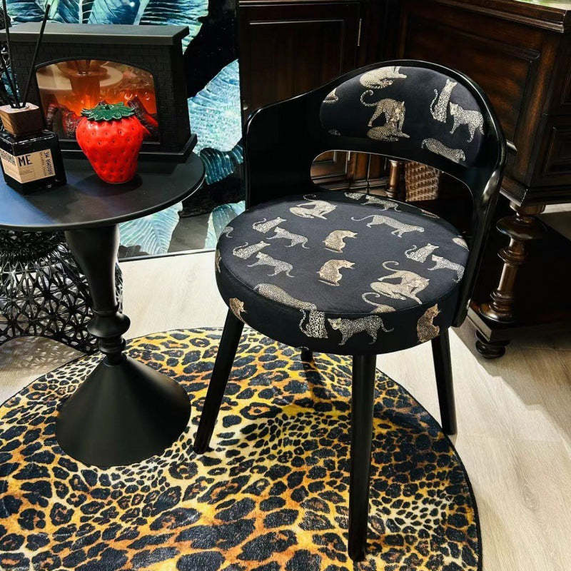 Wood creative retro vanity stools — Design A