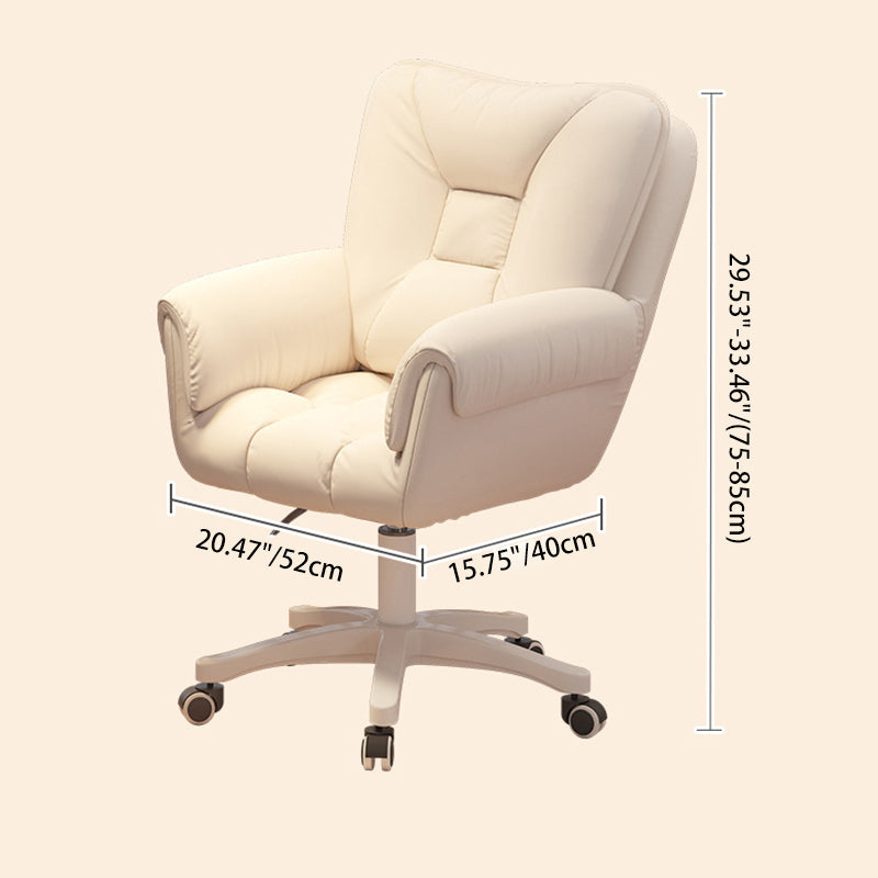 Minimalist Velvet Steel Desk Chair