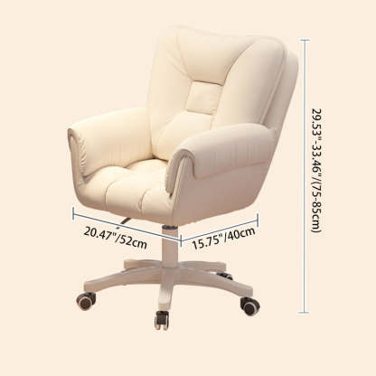 Minimalist Velvet Steel Desk Chair