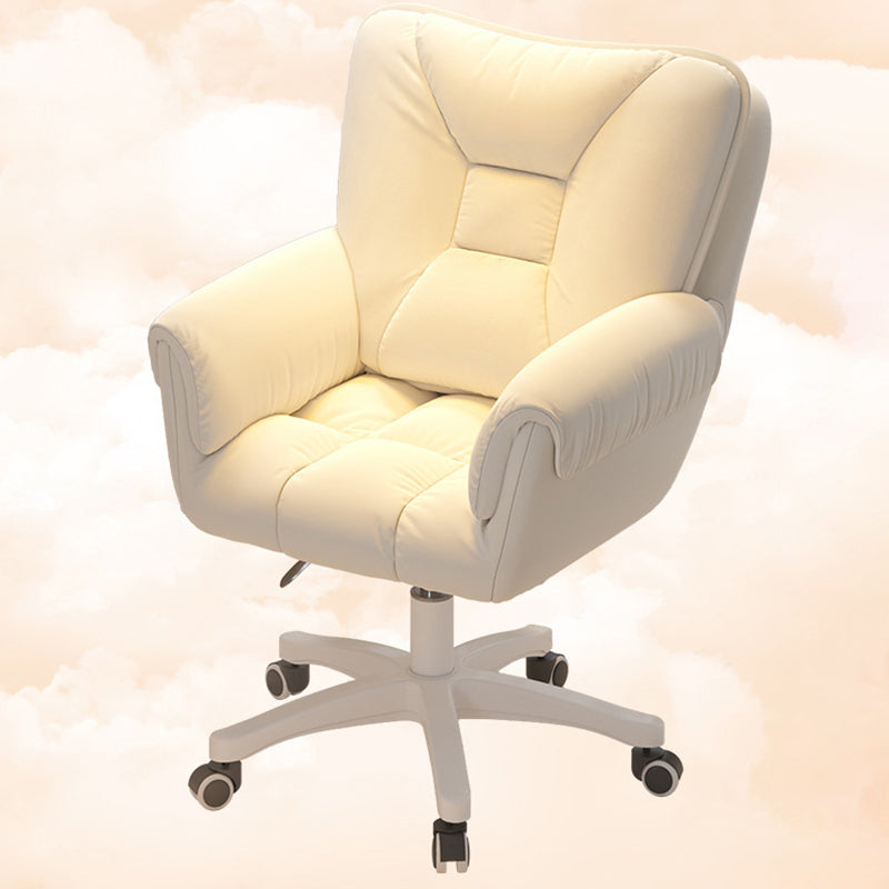 Minimalist Velvet Steel Desk Chair
