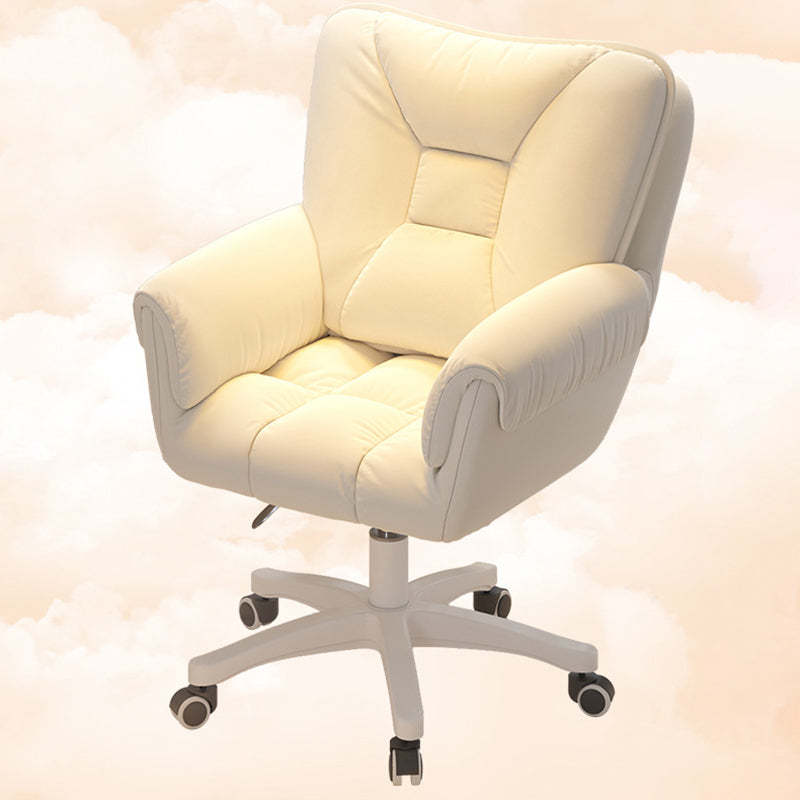 Minimalist Velvet Steel Desk Chair