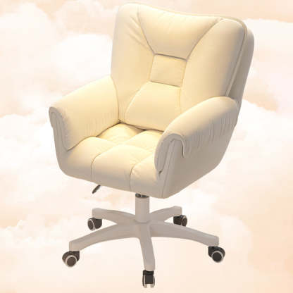 Minimalist Velvet Steel Desk Chair