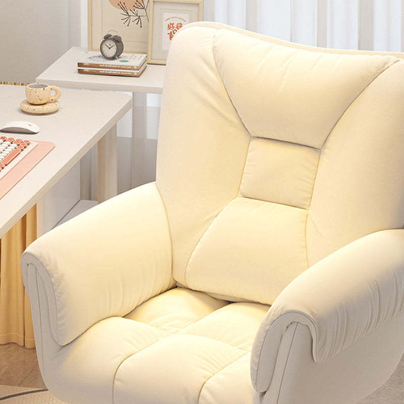 Minimalist Velvet Steel Desk Chair
