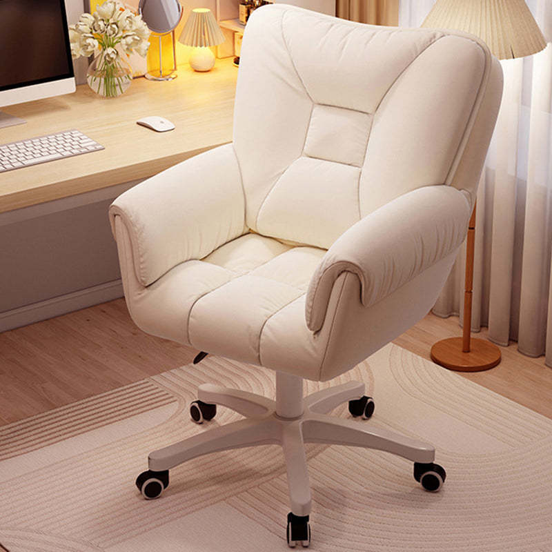 Minimalist Velvet Steel Desk Chair
