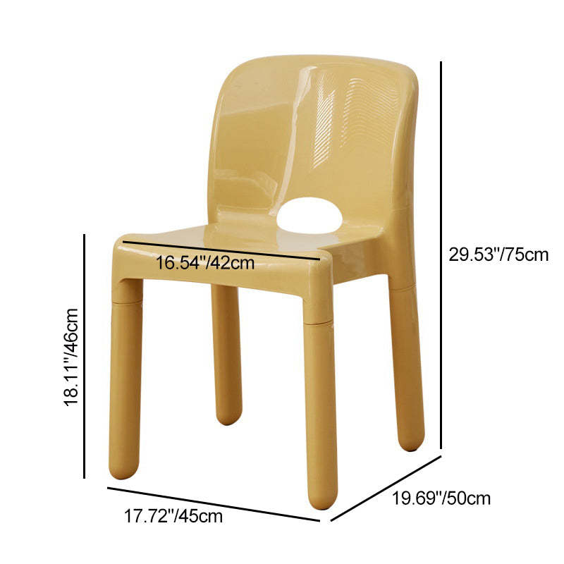 Mid-Century Plastic Dining Chair