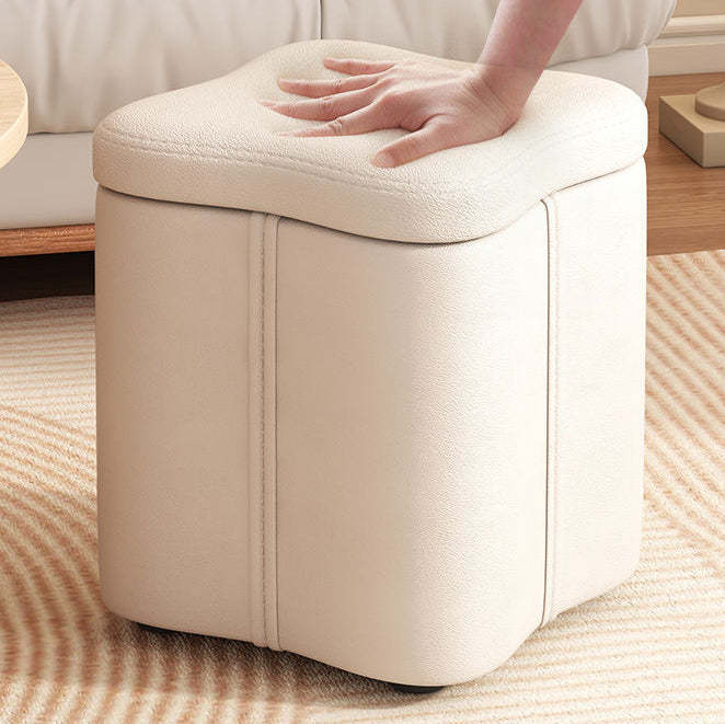 Nordic Quad Flower Tech Fabric Vanity Stool