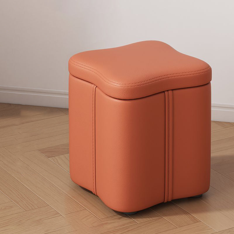 Nordic Quad Flower Tech Fabric Vanity Stool