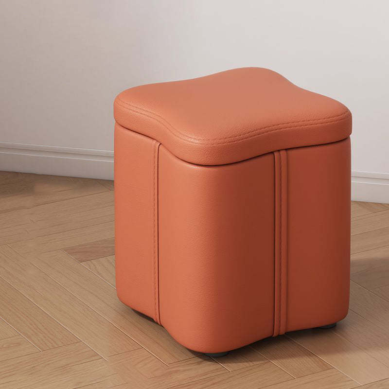 Nordic Quad Flower Tech Fabric Vanity Stool