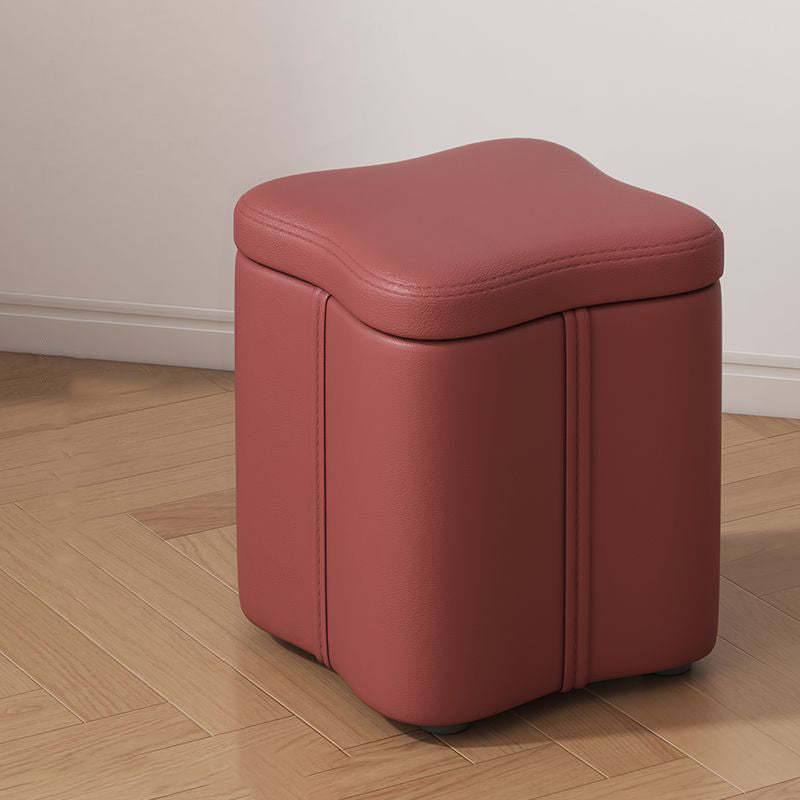 Nordic Quad Flower Tech Fabric Vanity Stool