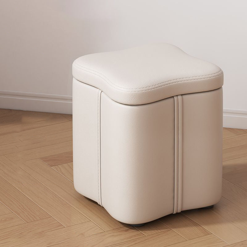 Nordic Quad Flower Tech Fabric Vanity Stool